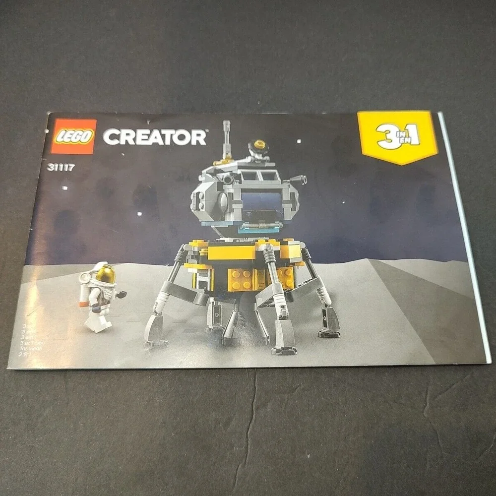 2021 LEGO 31117 Creator 3 in 1 Space Shuttle Adventure‎ instruction manual only